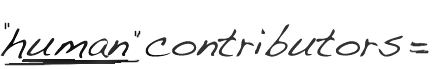 human contributors